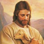 Jesus with lamb a
